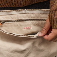 Kapital #6 Canvas Snufkin Bag, Ecru