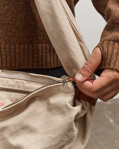 Kapital #6 Canvas Snufkin Bag, Ecru