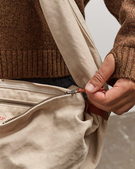 Kapital #6 Canvas Snufkin Bag, Ecru