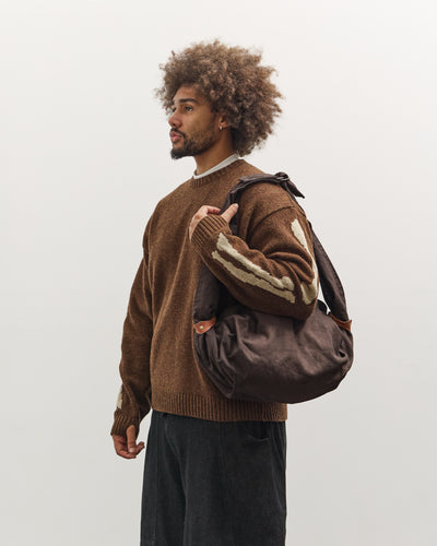 Kapital #6 Canvas Snufkin Bag, Black