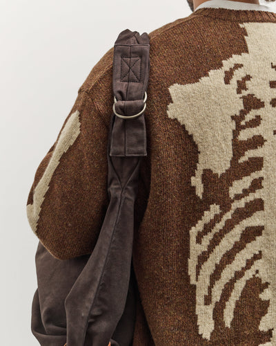 Kapital #6 Canvas Snufkin Bag, Black