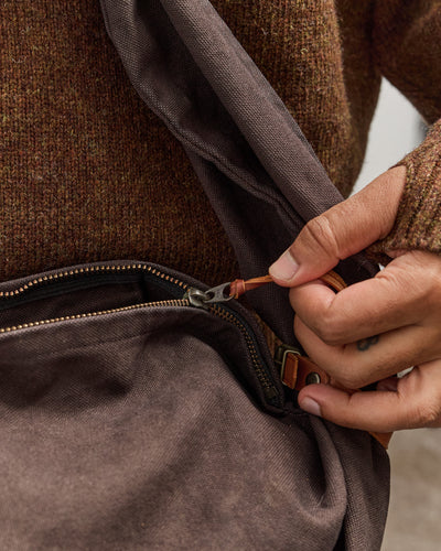 Kapital #6 Canvas Snufkin Bag, Black