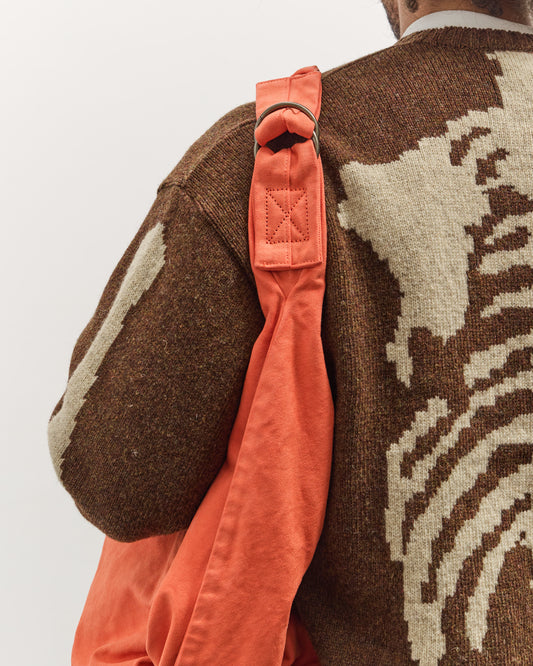 Kapital #6 Canvas Snufkin Bag, Orange