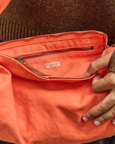 Kapital #6 Canvas Snufkin Bag, Orange