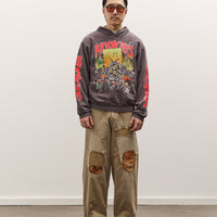 Kapital Swt Knit Hoodie, Buster Peckish Rainbowy, I-B
