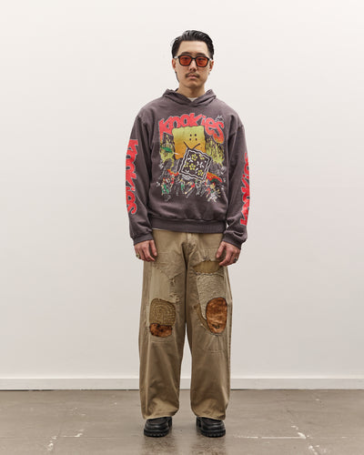 Kapital Swt Knit Hoodie, Buster Peckish Rainbowy, I-B