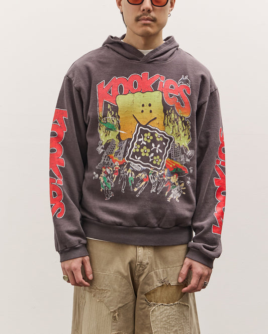 Kapital Swt Knit Hoodie, Buster Peckish Rainbowy, I-B