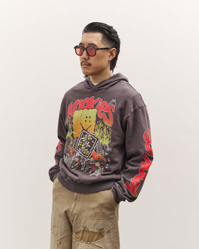 Kapital Swt Knit Hoodie, Buster Peckish Rainbowy, I-B