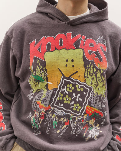 Kapital Swt Knit Hoodie, Buster Peckish Rainbowy, I-B