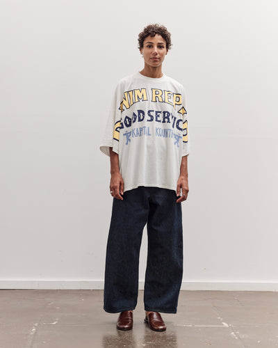 Jersey Huge-T (Denim Repair), White