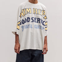 Jersey Huge-T (Denim Repair), White