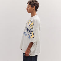Jersey Huge-T (Denim Repair), White