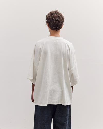 Jersey Huge-T (Denim Repair), White