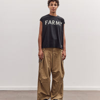 Jersey Katabira Non-Sleeve Big-T (Farmy), Black