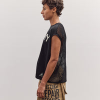 Jersey Katabira Non-Sleeve Big-T (Farmy), Black