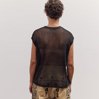 Jersey Katabira Non-Sleeve Big-T (Farmy), Black