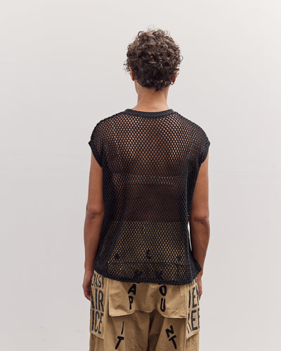 Jersey Katabira Non-Sleeve Big-T (Farmy), Black