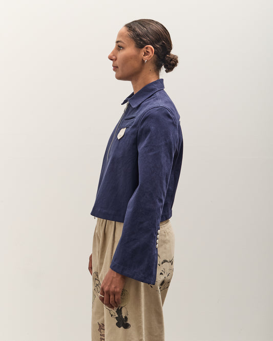 Kapital Water-Repellent Canvas CUT-OUT BATEAU Blouson, Navy