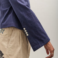 Kapital Water-Repellent Canvas CUT-OUT BATEAU Blouson, Navy