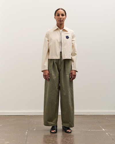 Kapital Water-Repellent Canvas CUT-OUT BATEAU Blouson, Ecru