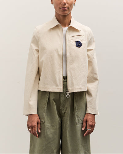 Kapital Water-Repellent Canvas CUT-OUT BATEAU Blouson, Ecru