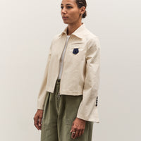 Kapital Water-Repellent Canvas CUT-OUT BATEAU Blouson, Ecru