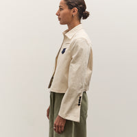 Kapital Water-Repellent Canvas CUT-OUT BATEAU Blouson, Ecru