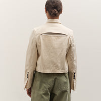 Kapital Water-Repellent Canvas CUT-OUT BATEAU Blouson, Ecru