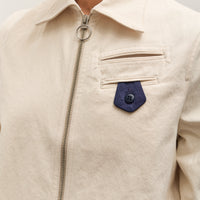 Kapital Water-Repellent Canvas CUT-OUT BATEAU Blouson, Ecru