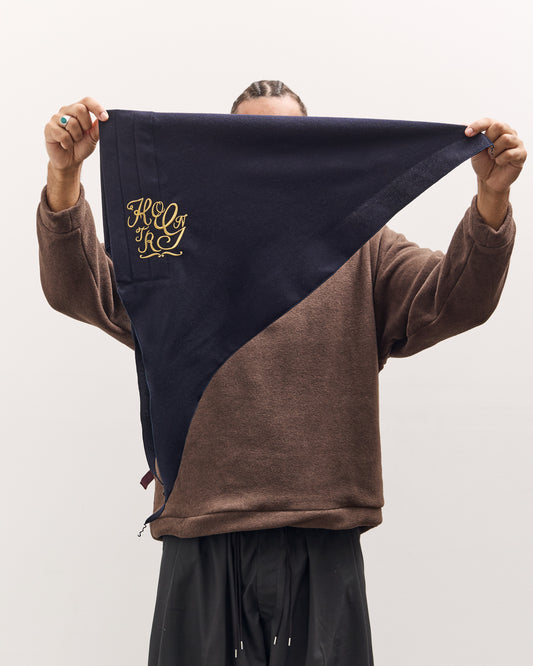 Kapital Wool Royal Babushka, Kountry Embroidery, Navy