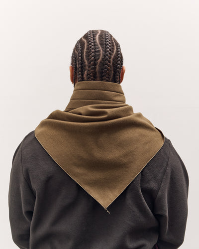 Kapital Wool Royal Babushka, Kountry Embroidery, Khaki