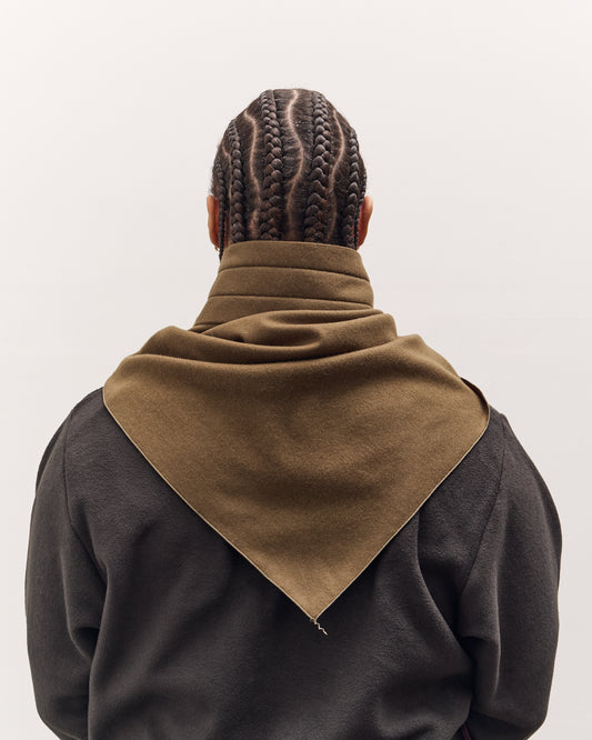 Kapital Wool Royal Babushka, Kountry Embroidery, Khaki