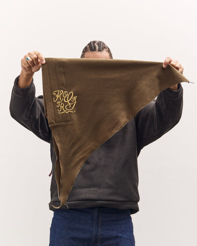 Kapital Wool Royal Babushka, Kountry Embroidery, Khaki