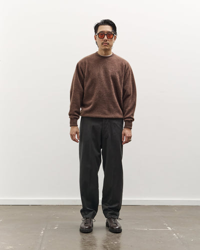 Kaptain Sunshine Cotton Drill Wide Military Khakis, Black