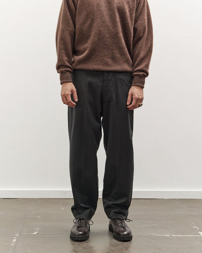 Kaptain Sunshine Cotton Drill Wide Military Khakis, Black