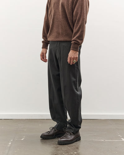 Kaptain Sunshine Cotton Drill Wide Military Khakis, Black