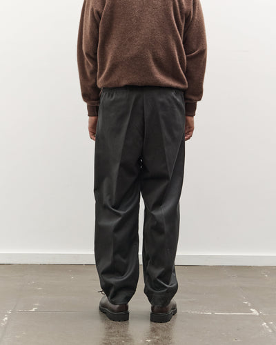 Kaptain Sunshine Cotton Drill Wide Military Khakis, Black