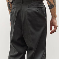 Kaptain Sunshine Cotton Drill Wide Military Khakis, Black