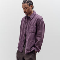 Kaptain Sunshine Gaba Work Shirt Jacket, Violet