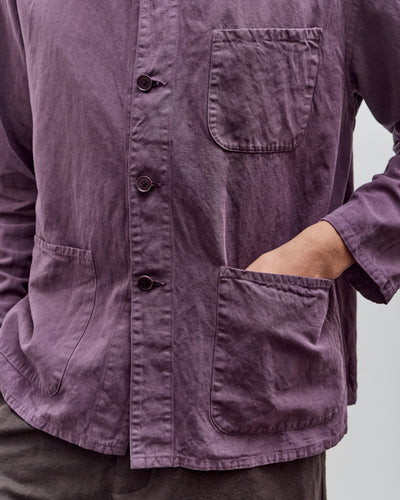 Kaptain Sunshine Gaba Work Shirt Jacket, Violet