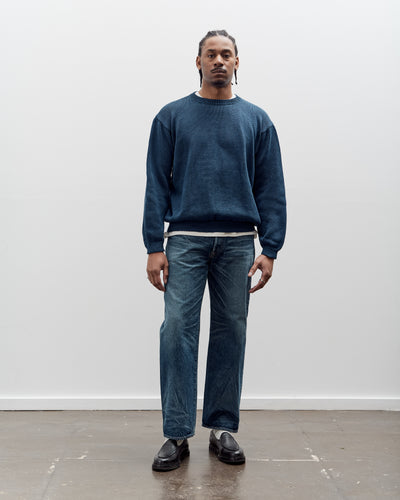 Kaptain Sunshine 1930 Straight Denim Pants, Indigo Vintage Wash