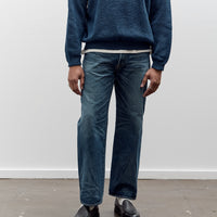 Kaptain Sunshine 1930 Straight Denim Pants, Indigo Vintage Wash
