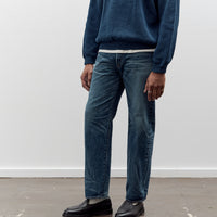 Kaptain Sunshine 1930 Straight Denim Pants, Indigo Vintage Wash