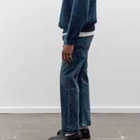 Kaptain Sunshine 1930 Straight Denim Pants, Indigo Vintage Wash