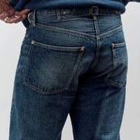 Kaptain Sunshine 1930 Straight Denim Pants, Indigo Vintage Wash