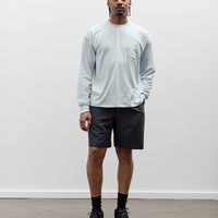 Lady White x Kaptain Sunshine L/S Stripe T-Shirt, Baby Blue