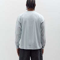 Lady White x Kaptain Sunshine L/S Stripe T-Shirt, Baby Blue