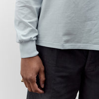 Lady White x Kaptain Sunshine L/S Stripe T-Shirt, Baby Blue