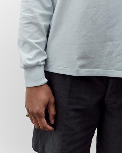 Lady White x Kaptain Sunshine L/S Stripe T-Shirt, Baby Blue