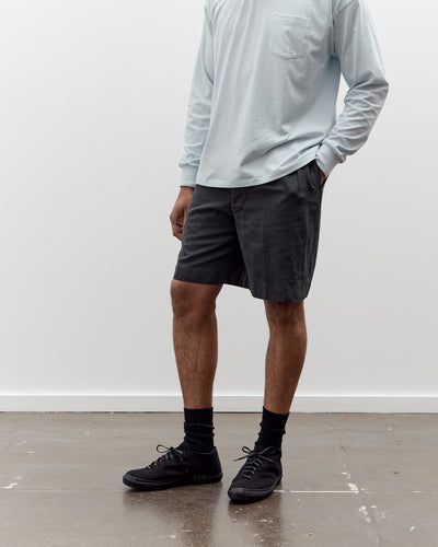 Lady White x Kaptain Sunshine Cotton Linen Short, Charcoal